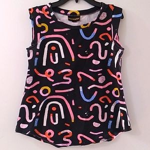 Nooworks Tee Scribble Top Small